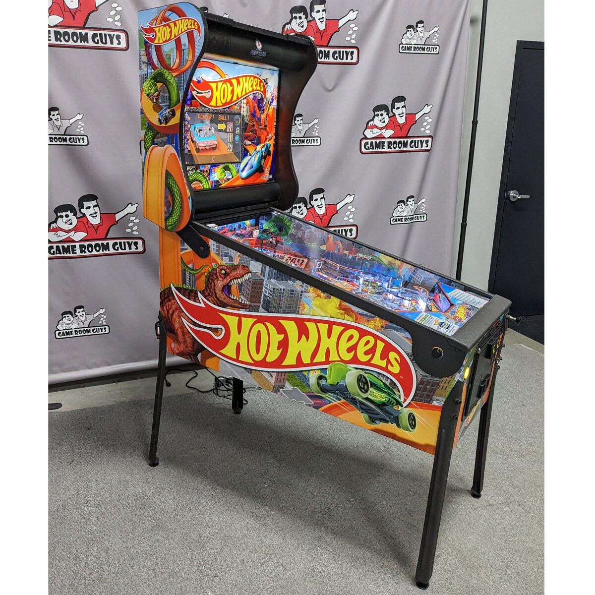 Hot Wheels Pinball Machine Deluxe Open Box Game Room Guys