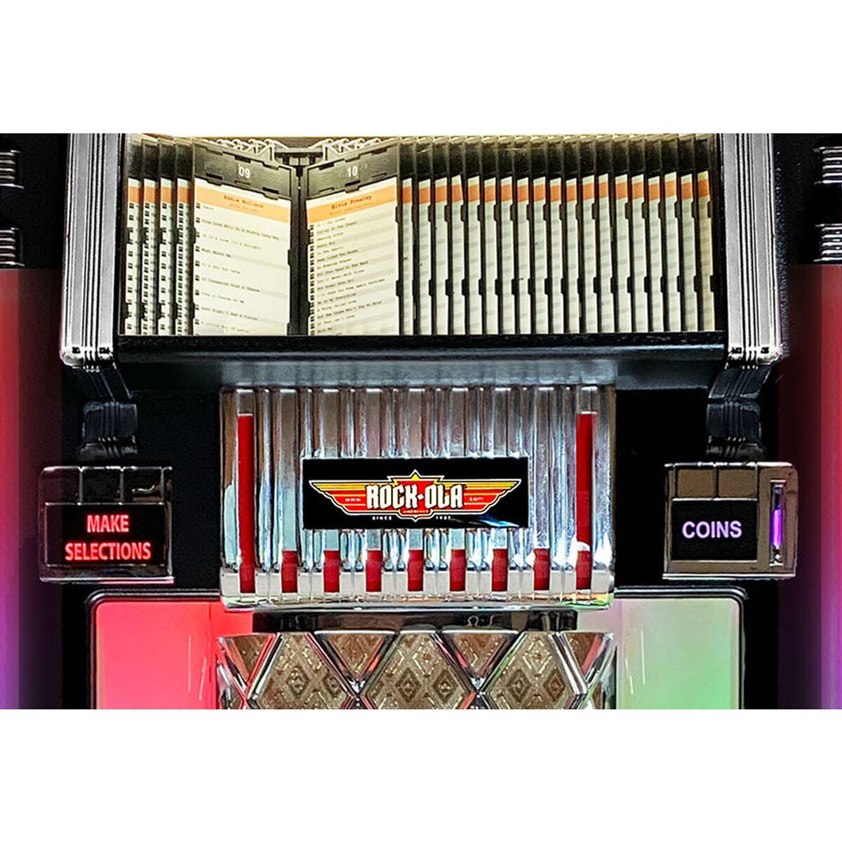 Rock-Ola Bubbler CD Crystal Edition Jukebox | Game Room Guys