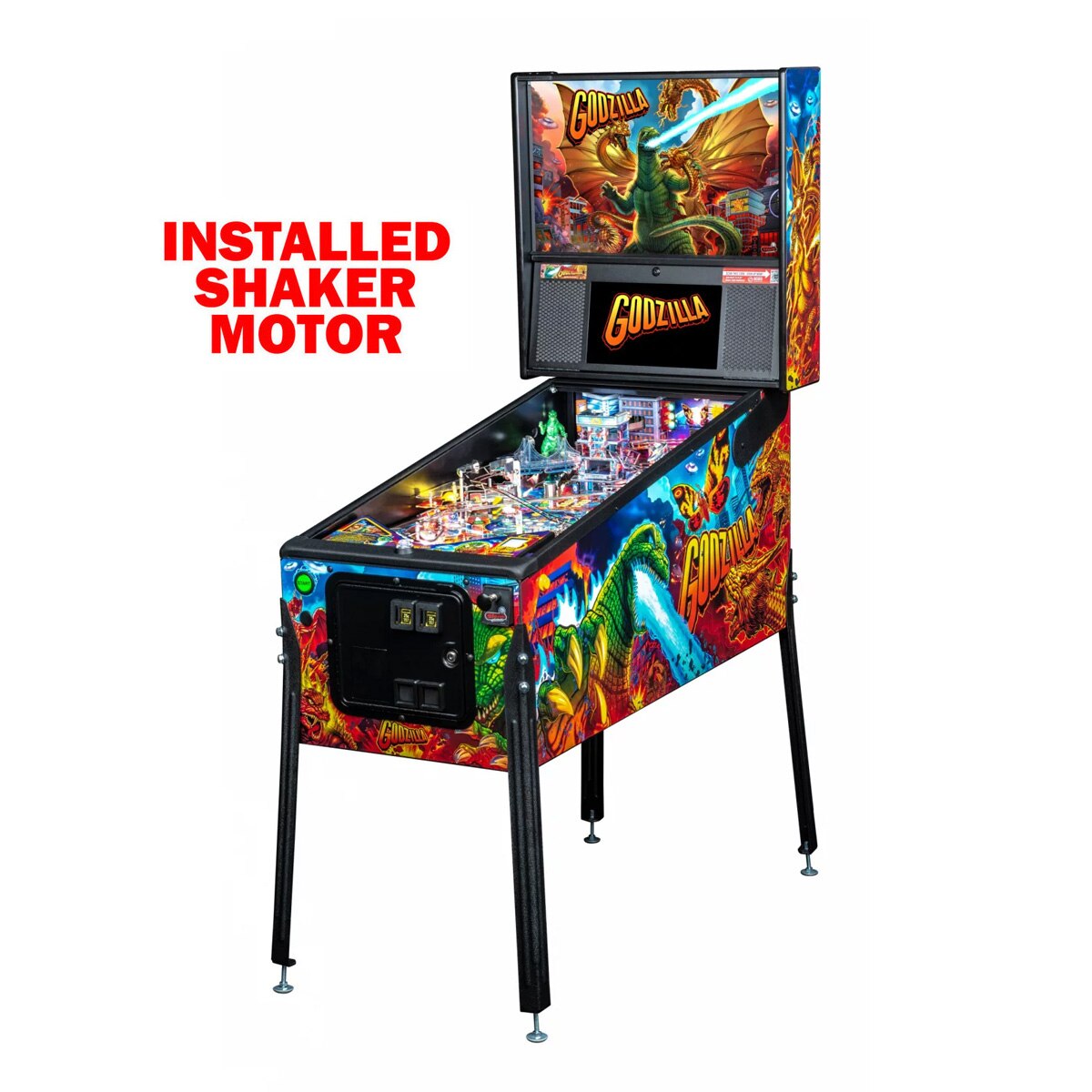 Stern Godzilla Premium Pinball Shaker Motor Game Room Guys