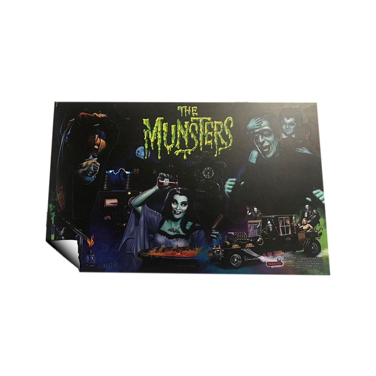 Munsters Premium Color Translite - Frame | Game Room Guys