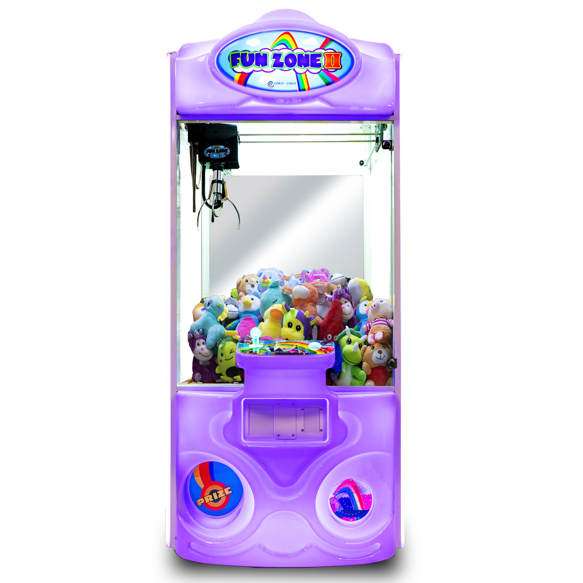 Mini electronic coin operated arcade crane plush dolls toys table game claw  machine