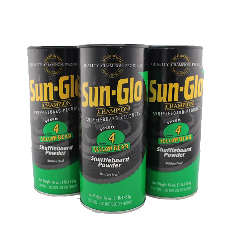 SunGlo 4 Speed Shuffleboard Powder Wax 3 Pack