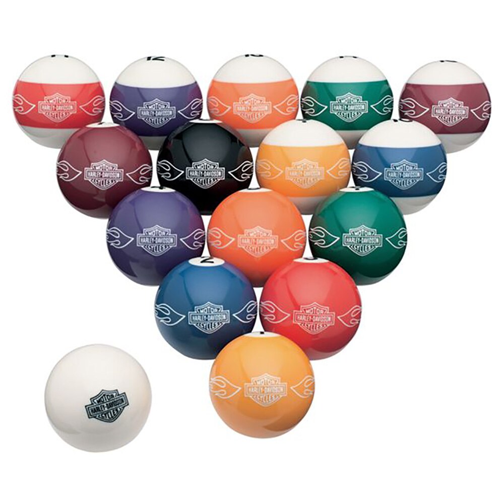 Harley Davidson Custom Billiard Ball Set Game Room Guys