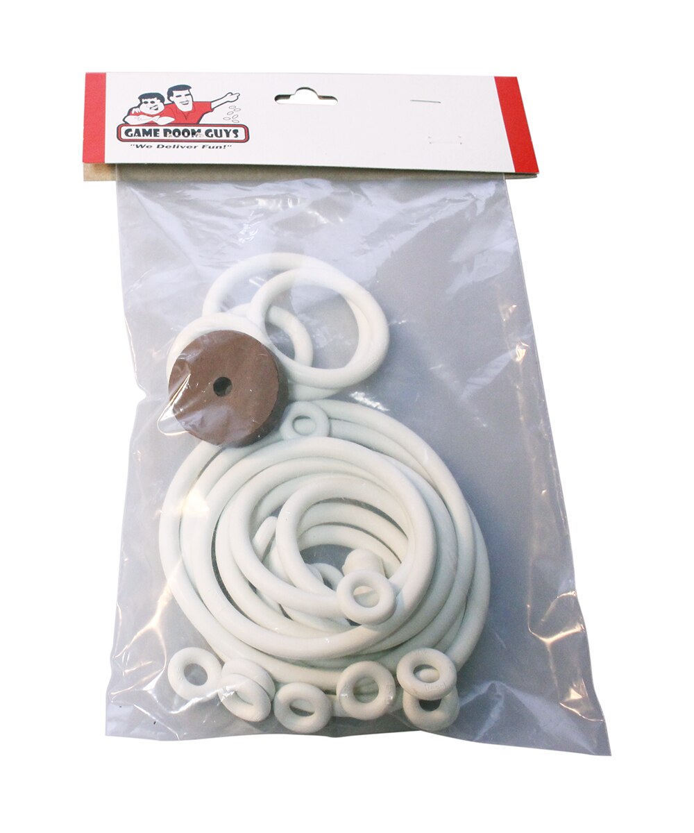 Gottlieb Troubadour White Rubber Ring Kit Gottlieb Troubadour White Rubber Ring Kit