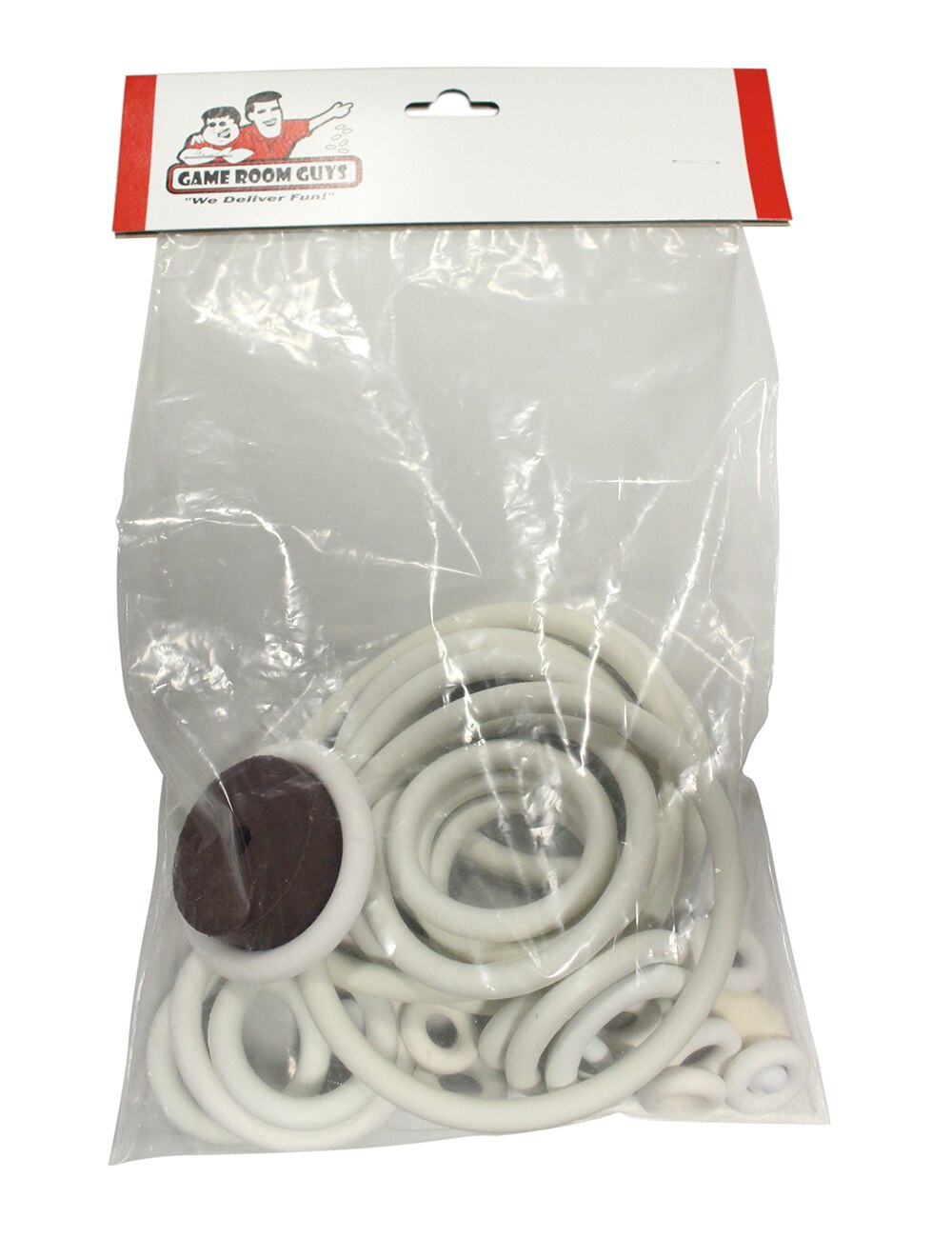 Gottlieb 1951 Globe Trotter White Rubber Ring Kit Gottlieb 1951 Globe Trotter White Rubber Ring Kit