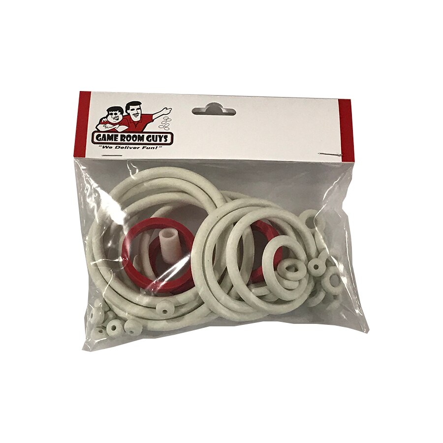 Gottlieb Rock Pinball White Rubber Ring Kit Gottlieb Rock Pinball White Rubber Ring Kit