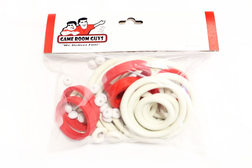 Gottlieb Spirit Pinball White Rubber Ring Kit Gottlieb Spirit Pinball White Rubber Ring Kit