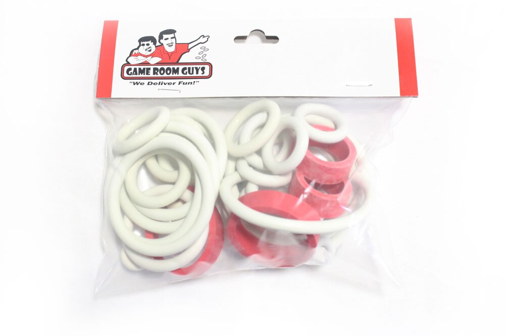 Stern World Poker Tour Pinball White Rubber Ring Kit Stern World Poker Tour Pinball White Rubber Ring Kit