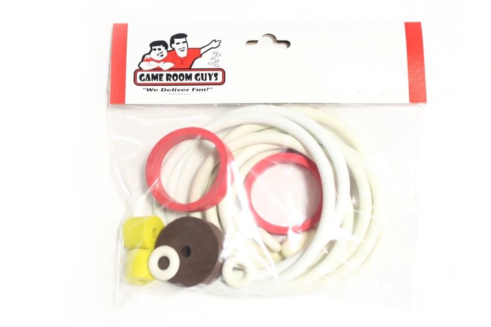 Williams Aces & Kings Pinball White Rubber Ring Kit Williams Aces & Kings Pinball White Rubber Ring Kit
