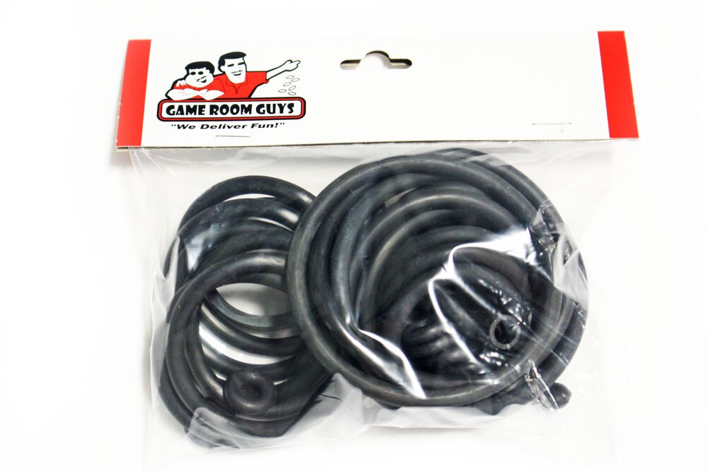 Williams Gorgar Pinball Black Rubber Ring Kit Williams Gorgar Pinball Black Rubber Ring Kit