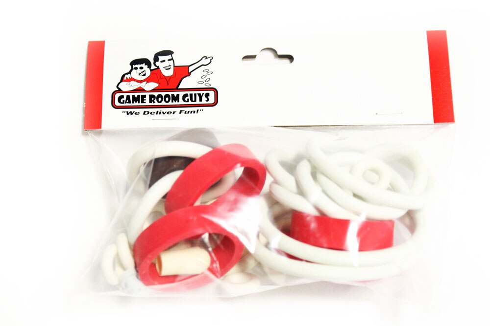 Williams Dealers Choice Pinball White Rubber Ring Kit Williams Dealers Choice Pinball White Rubber Ring Kit