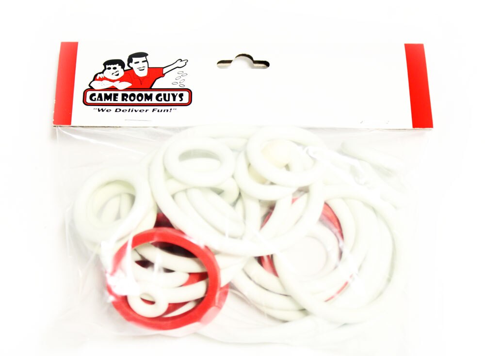 Zaccaria Farfalla Pinball White Rubber Ring Kit Zaccaria Farfalla Pinball White Rubber Ring Kit