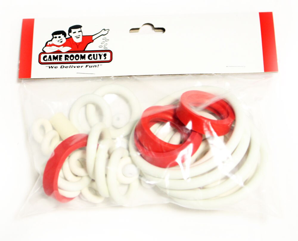Gottlieb Hollywood Heat Pinball White Rubber Ring Kit Gottlieb Hollywood Heat Pinball White Rubber Ring Kit
