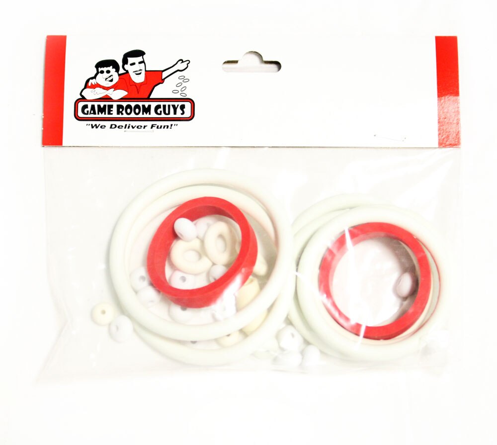 1989 Gottlieb Hot Shots Pinball White Rubber Ring Kit 1989 Gottlieb Hot Shots Pinball White Rubber Ring Kit