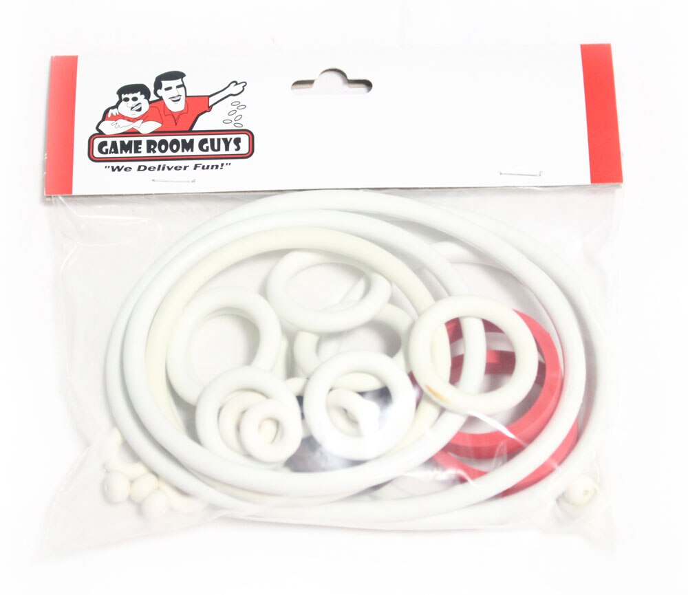 Gottlieb Atlantis Pinball White Rubber Ring Kit Gottlieb Atlantis Pinball White Rubber Ring Kit