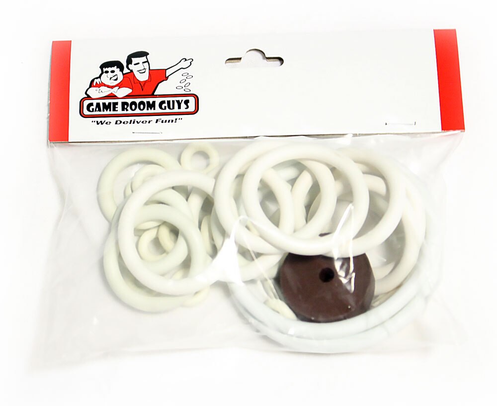Williams Big Daddy Pinball White Rubber Ring Kit Williams Big Daddy Pinball White Rubber Ring Kit