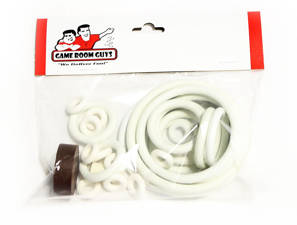Gottlieb Texan Pinball White Rubber Ring Kit Gottlieb Texan Pinball White Rubber Ring Kit