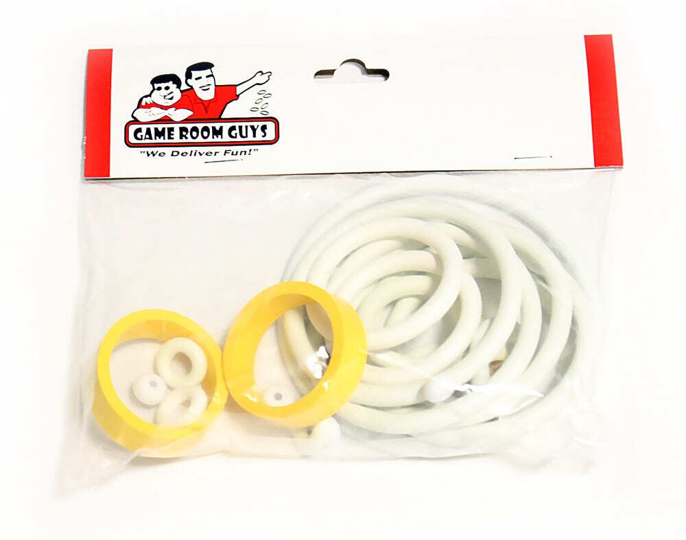 Bally Xenon Pinball White Rubber Ring Kit Bally Xenon Pinball White Rubber Ring Kit