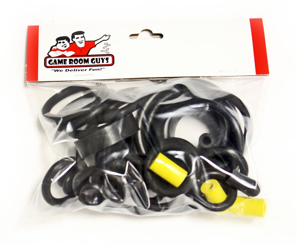 Black Knight 2000 Pinball Black Rubber Ring Kit Black Knight 2000 Pinball Black Rubber Ring Kit