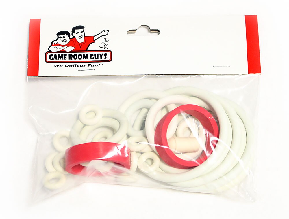 Williams Blackout Pinball White Rubber Ring Kit Williams Blackout Pinball White Rubber Ring Kit