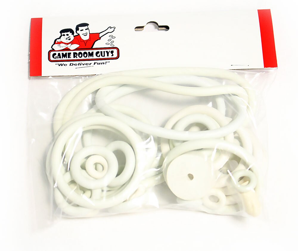 Bally 50/50 Pinball White Rubber Ring Kit Bally 50/50 Pinball White Rubber Ring Kit