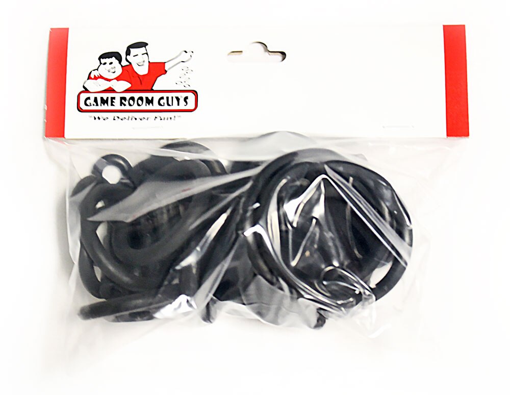 Williams Funhouse Pinball Black Rubber Ring Kit Williams Funhouse Pinball Black Rubber Ring Kit