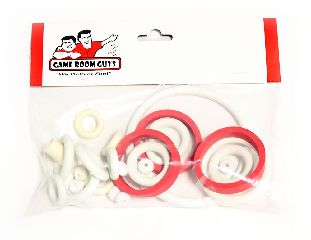 Gottlieb Bonebusters Pinball White Rubber Ring Kit Gottlieb Bonebusters Pinball White Rubber Ring Kit