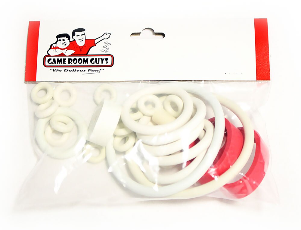 Bally Boomerang Pinball White Rubber Ring Kit Bally Boomerang Pinball White Rubber Ring Kit