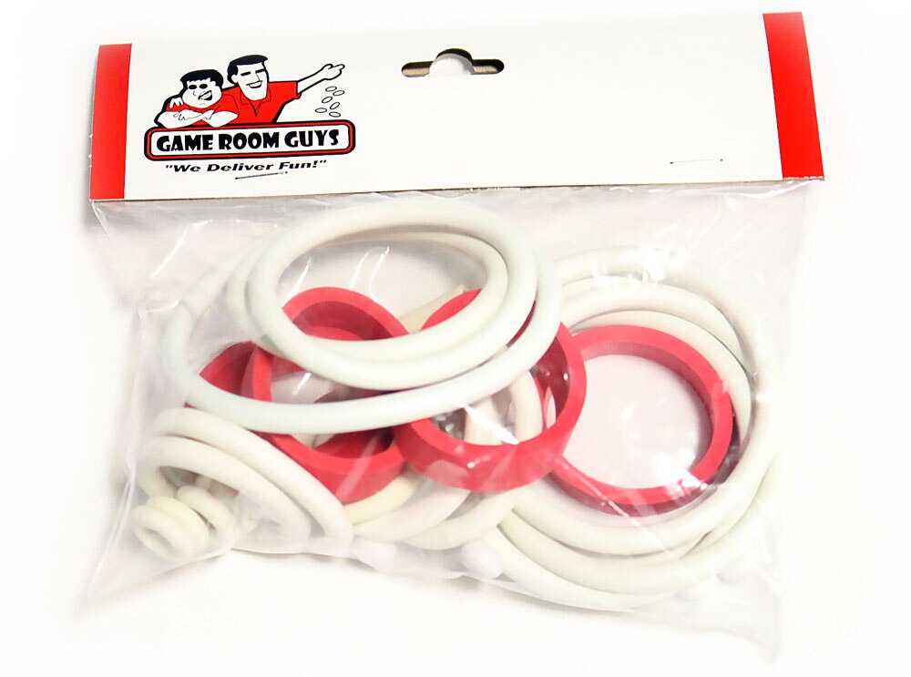 Gottlieb Bounty Hunter Pinball White Rubber Ring Kit Gottlieb Bounty Hunter Pinball White Rubber Ring Kit