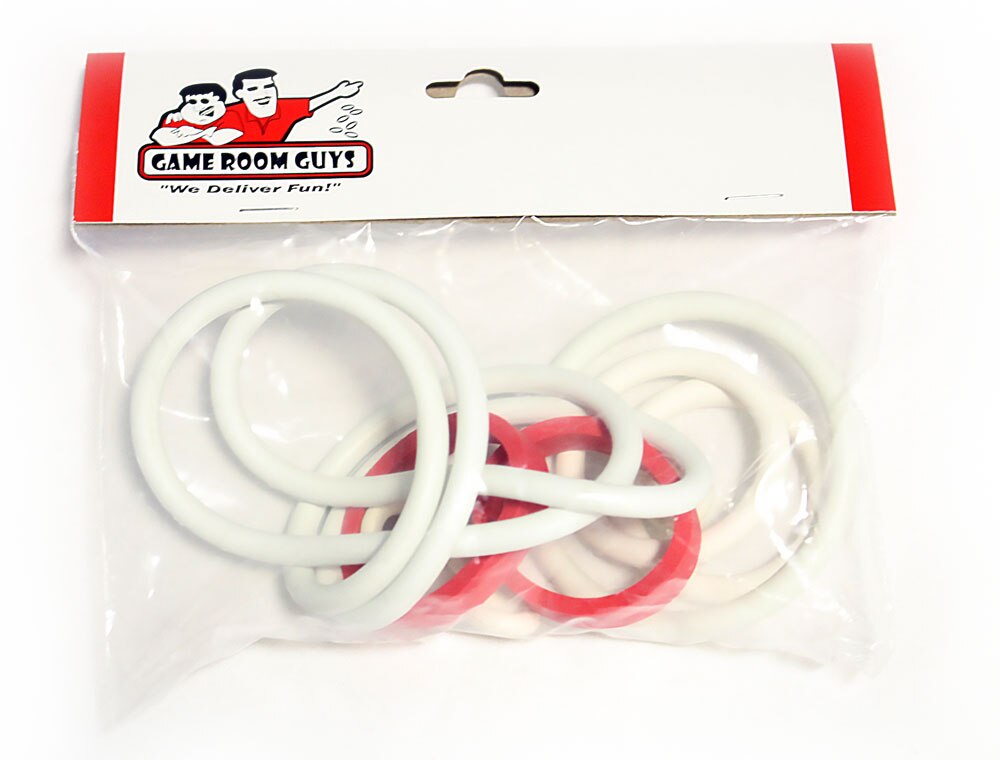 Wonder Wizard Demolition Derby Pinball White Rubber Ring Kit Wonder Wizard Demolition Derby Pinball White Rubber Ring Kit