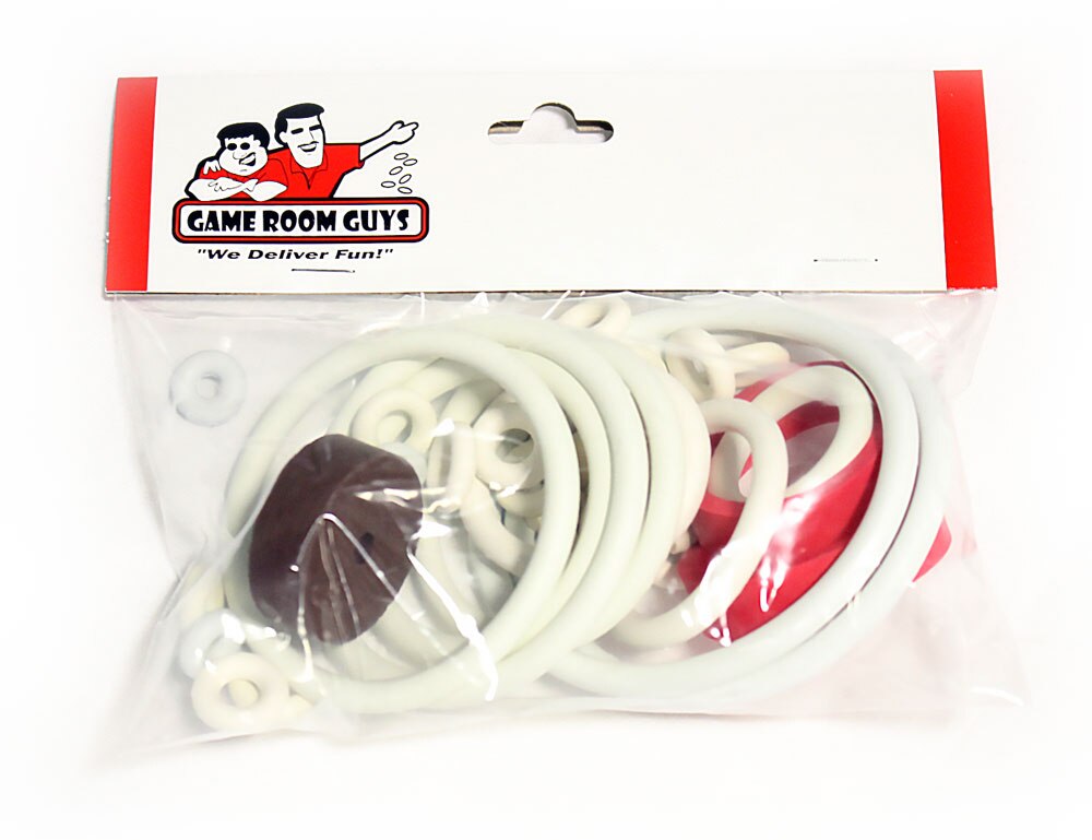 Bow and Arrow Pinball White Rubber Ring Kit Bow and Arrow Pinball White Rubber Ring Kit