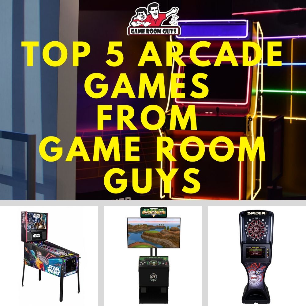 Top 5 Arcade Games from Game Room Guys | Game Room Guys