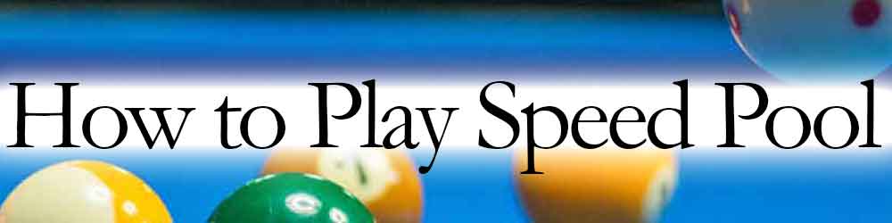 How To Play Speed Pool Game Room Guys